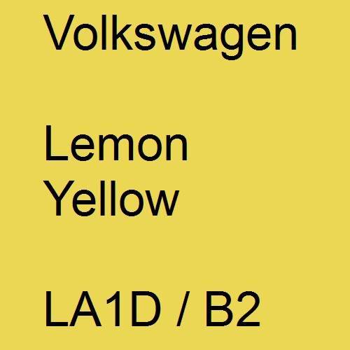 Volkswagen, Lemon Yellow, LA1D / B2.